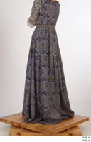  Photos Woman in Historical Dress 1 15th Century Medieval Clothing blue dress leg lower body 0004.jpg
